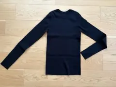 Spick & Span リブニット　ブラック