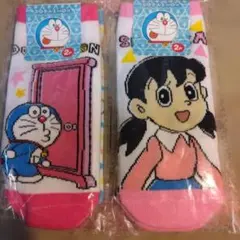 ドラえもん キャラクターソックス 2足組2セット（計４足）23〜25
