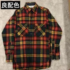 ウールリッチ　白タグ ネルシャツUSA製 チェック柄　ヴィンテージ　アメカジ