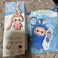 PIN FOR LOVE ブルーぬいぐるみ　O
