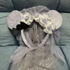 ディズニー ハロウィン 2018 花嫁カチューシャ ホーンテッドマンション