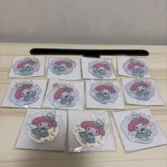 サンリオキャラクターズ　ほわいとまじっくミニアクリルキーホルダー　マイメロディー