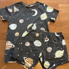H&M 宇宙柄 パジャマセット 110/116のサムネイル