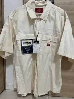Dickies ワークシャツ クリーム色 サイズ28