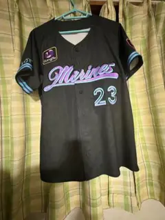 千葉ロッテマリーンズ BSW2025 ユニフォーム 23番 石川慎吾　Mサイズ