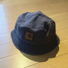 carhartt カーハート レザータグ バケットハット バケハ 黒 ブラック