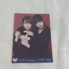 LOVE イコラブ 生写真 赤背景2 大谷映美里 諸橋沙夏 コンプ - メルカリ