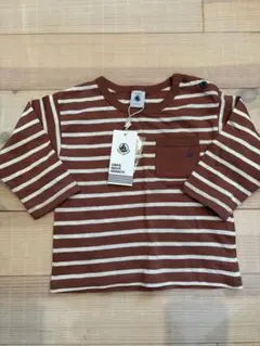 PETIT BATEAU ストライプ長袖カットソー 18m