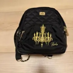 ちびRady シャンデリア　キッズ こども　リュック　ブラックのサムネイル