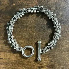 メキシコ製 MEXICO 24cm VINTAGE DNA ブレスレット 925 Amazon | モデルメキシコ製 MEXICO DNA シルバーブレスレット 925