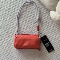 新品 topologie トポロジー ショルダーバッグ 大容量 オレンジ