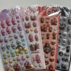 きゅんポップシール 4枚セット モンチッチ