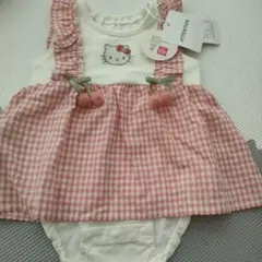 新品　キティ　さくらんぼ　サンリオ　ロンパース