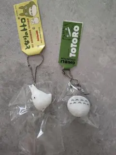 となりのトトロ マスコットキーホルダー 2点セット　大トトロ　小トトロのサムネイル