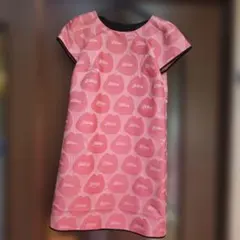 Tanppoppo オシャレかわいいデザイン ひざ丈ワンピース ゆったりサイズ 