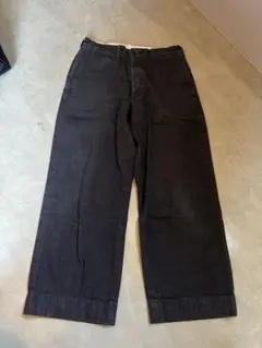 atlast ブラックデニムパンツ　butcher products 34