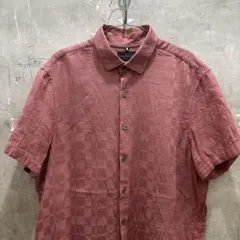 US古着 ペリーエルス PERRY ELLIS 半袖チェックシャツ 柄シャツのサムネイル