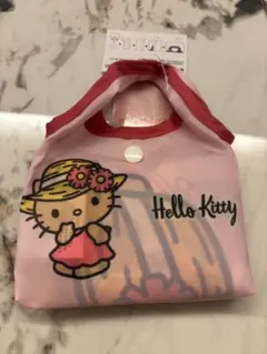 新品 ハローキティ エコバッグ ピンク ショッピングバッグ　しまむら