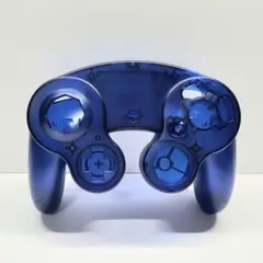 【互換品】ゲームキューブコントローラー　GCコン　シェル　外装　クリアブルー