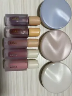 Laka ニューレベルアイシャドウパレット、フルーティーグラムリプティント