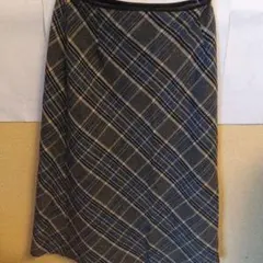 ReFLEcT チェック柄 フレアスカート ひざ丈