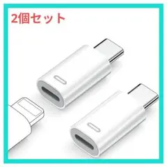 ライトニング タイプc 変換 (2個セット) PD35W急速充電