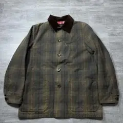 英国製 RadmesS MEN’S BIGI チェック オイルドジャケット　L