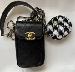 在庫セールCHANEL キルティングショルダーバッグ ポーチ付きノベルティ