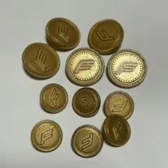 2㎝　1.5㎝　ゴールド　アンティーク風 ボタン ハンドメイド　まとめ売り　手芸