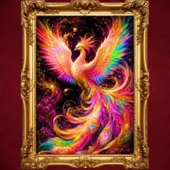 鳳凰☆人生好転開運スピリチュアルアート☆金運 仕事運 願望成就