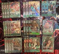 ワンピースカード　緑ミホーク　デッキ　パラレル ジュラキュール・ミホーク 【SR】【SP】【パラレル】【緑】【OP12-030