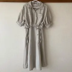 RMAF 麻風ポリキャミワンピ アンサンブル niceclaup ベージュ