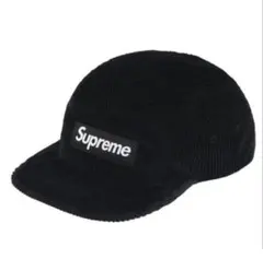 Supreme Corduroy Camp Cap ブラック 25aw