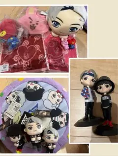 一番くじ TinyTAN ぬいぐるみ 4種セット - メルカリ