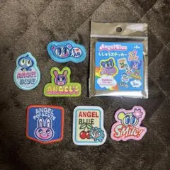 Angel Blue キャラクター刺繍パッチ 6枚セット