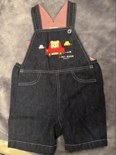 ミキハウス デニムオーバーオール 90