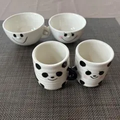 なかよしペア　湯呑み　スープカップ　マグカップ2組　4個