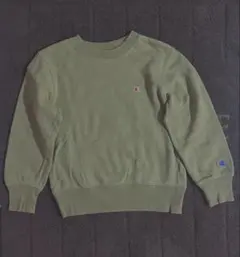 champion⭐︎ライトカーキスウェット⭐︎裏起毛⭐︎140