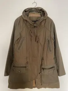 ZARA BASIC モッズコート/ハーフコート カーキ S フードなし