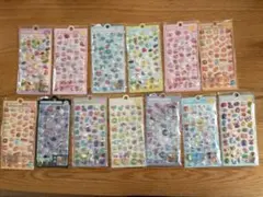 シール　まとめ売り　3Dステッカー 13パック セット　立体シール