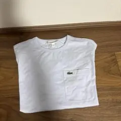 LACOSTE ポケット付き Tシャツ ライトブルー