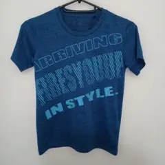 iCOOL 半袖Tシャツ ブルー 130cm