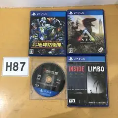 H87 ジャンク品　PlayStation4 PS4 ソフト4枚セット