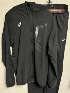 【セットアップ】asics LIMOストレッチウーブンフーディー M メンズ