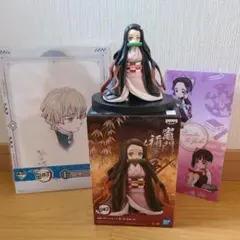 鬼滅の刃 禰豆子 フィギュア 台紙付ミニポスター マスクケース セット売り