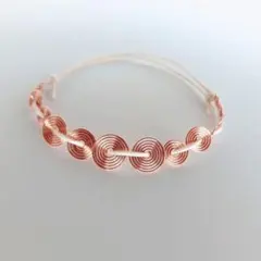 コイルブレスレット【20】銅線コイル
