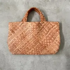 FALORNI ファロルニ イントレチャート 編み込み レザーバッグ