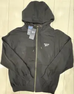 新品　 Mサイズ　Reebok リーボック　フルジップパーカー　黒