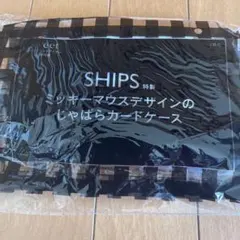 SHIPS ミッキーマウス カードケース チェック柄
