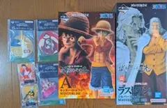 一番くじ　ワンピース　A賞　ルフィ　ラストワン賞　レイリー　フィギュア　セット